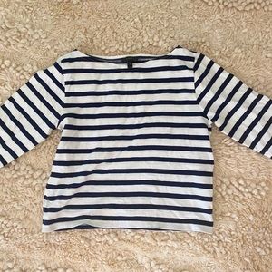 striped j crew top